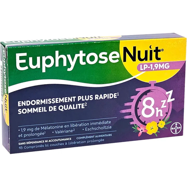 Euphytose Nuit LP 1,9 mg 30 comprimés