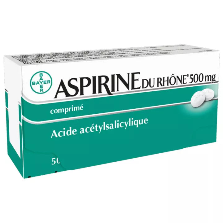 Aspirine du Rhône 500 mg 20 comprimés