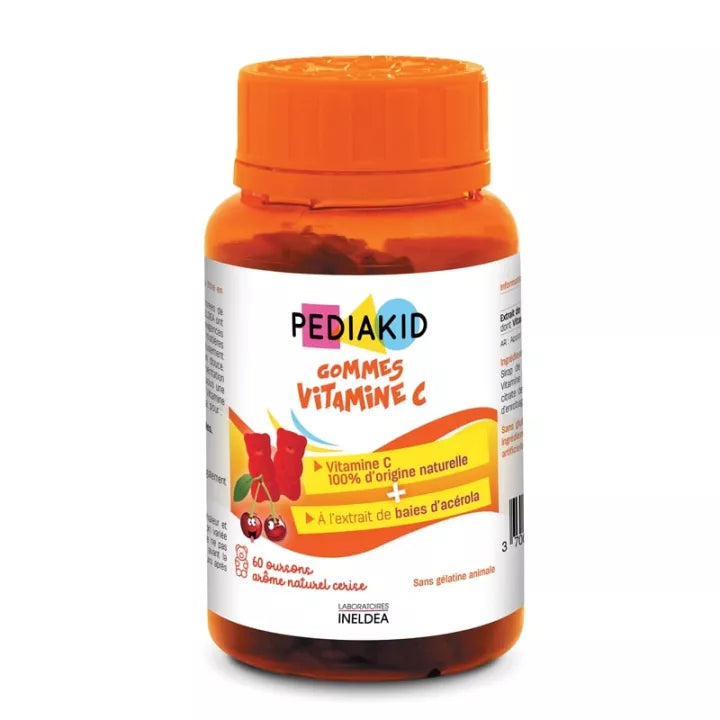 Pediakid Gommes Vitamine C Oursons Cerise x60