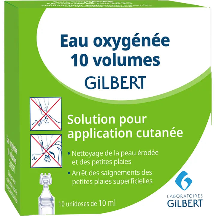 Eau Oxygénée Gilbert 10 Volumes Flacon 250 ml