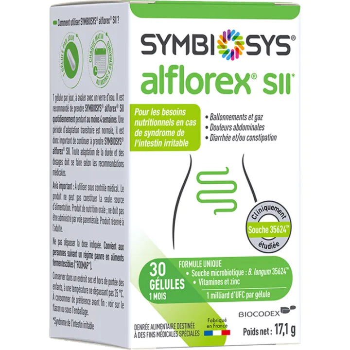 Symbiosys Alflorex Syndrome de l'Intestin Irritable 30 gélules