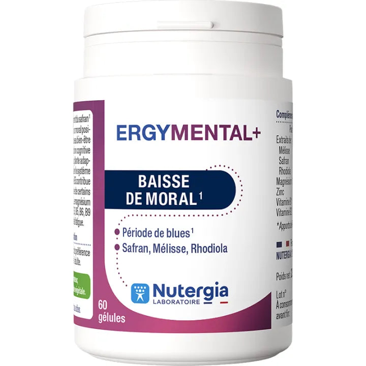 Nutergia Ergymental+ Gélules x60