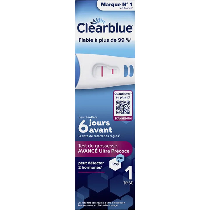 Clearblue Test de Grossesse Ultra Précoce Avancé x2