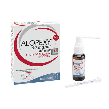 Alopexy 5 % Solution – 3 flacons de 60 ml