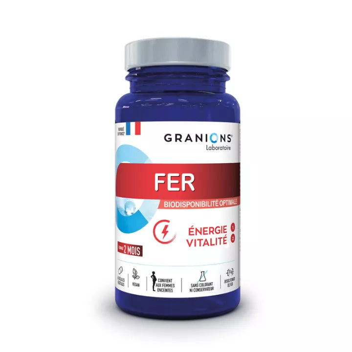 Granions Fer Énergie et Vitalité Gélules x60