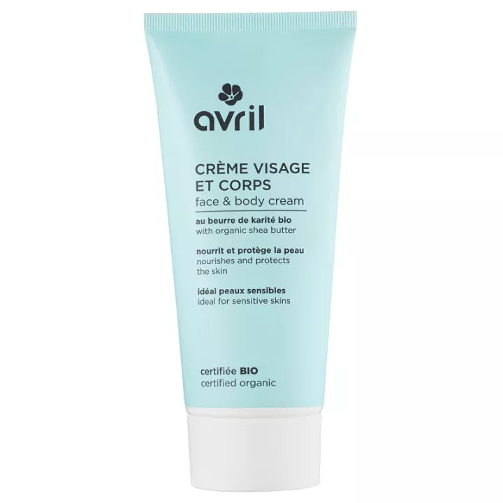 Avril Crème Visage et Corps Bio – 200 ml