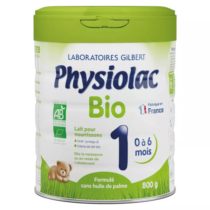 Physiolac Bio 1er Âge Lait en Poudre 800 g