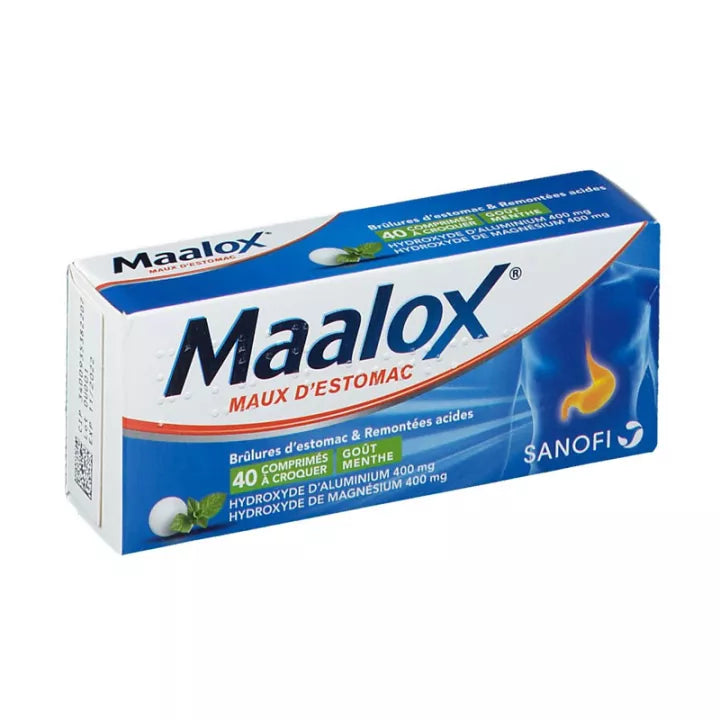 MAALOX MAUX D'ESTOMAC CPR 40