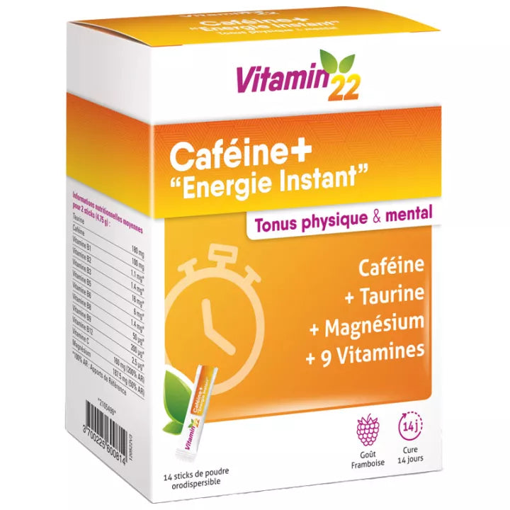 Vitamin'22 Caféine+ Sticks x14