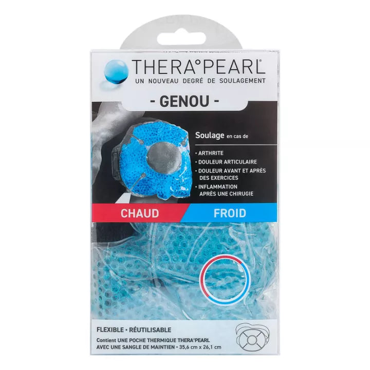 Thera°Pearl Genou Compresse Chaud/Froid 35,6 x 26,1 cm
