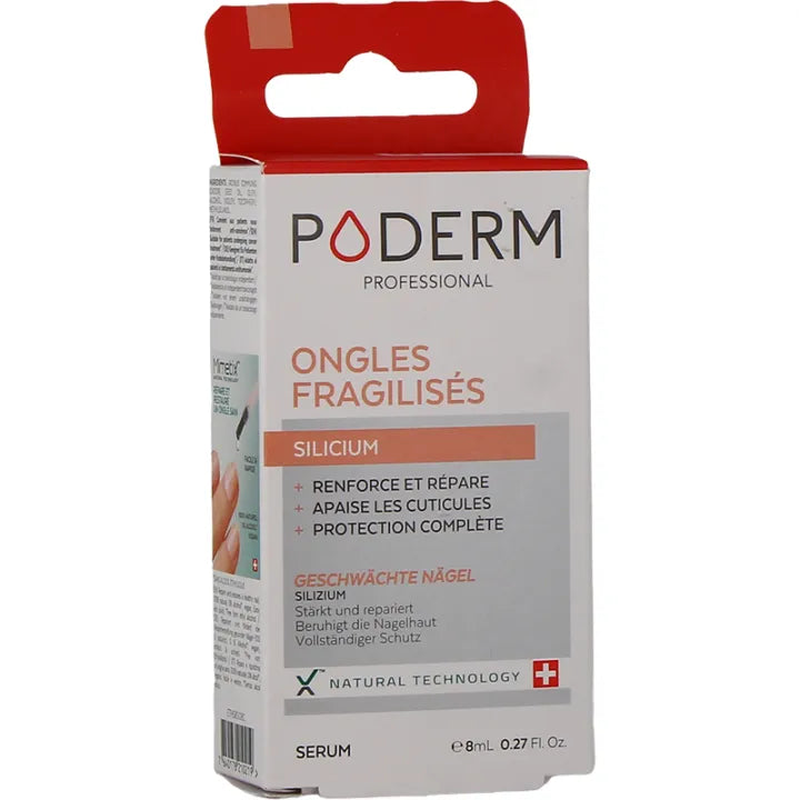 Poderm Sérum Ongles Silicium 8 ml