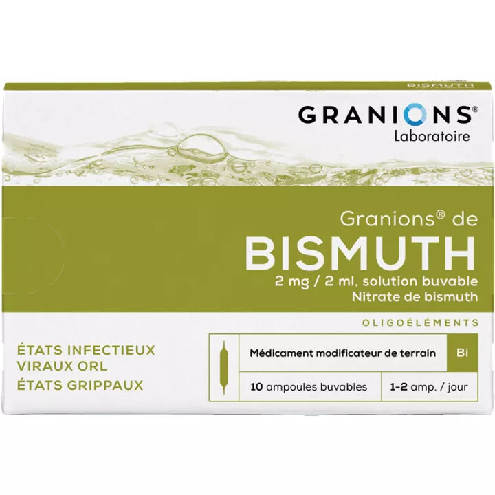 Granions Bismuth Ampoules Buvables 2 ml x10