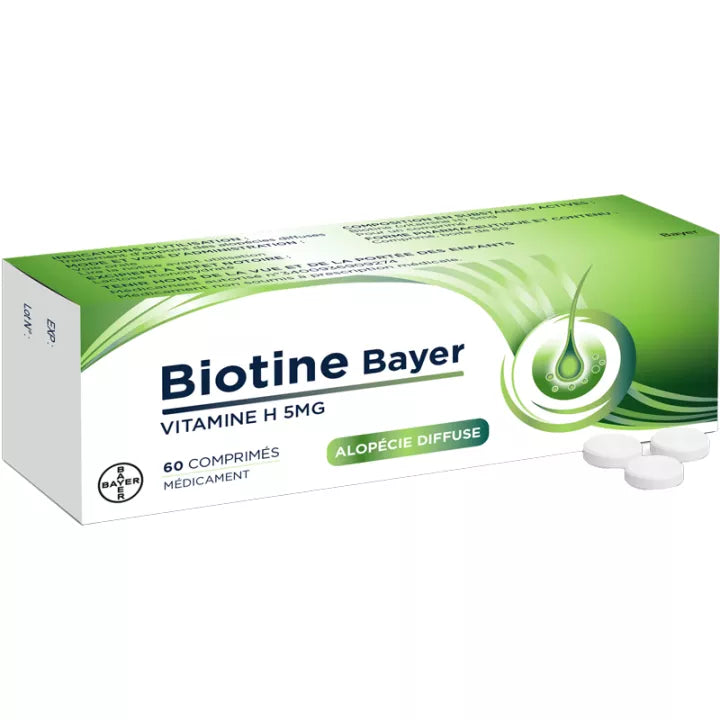 Biotine Bayer 5 mg 60 comprimés
