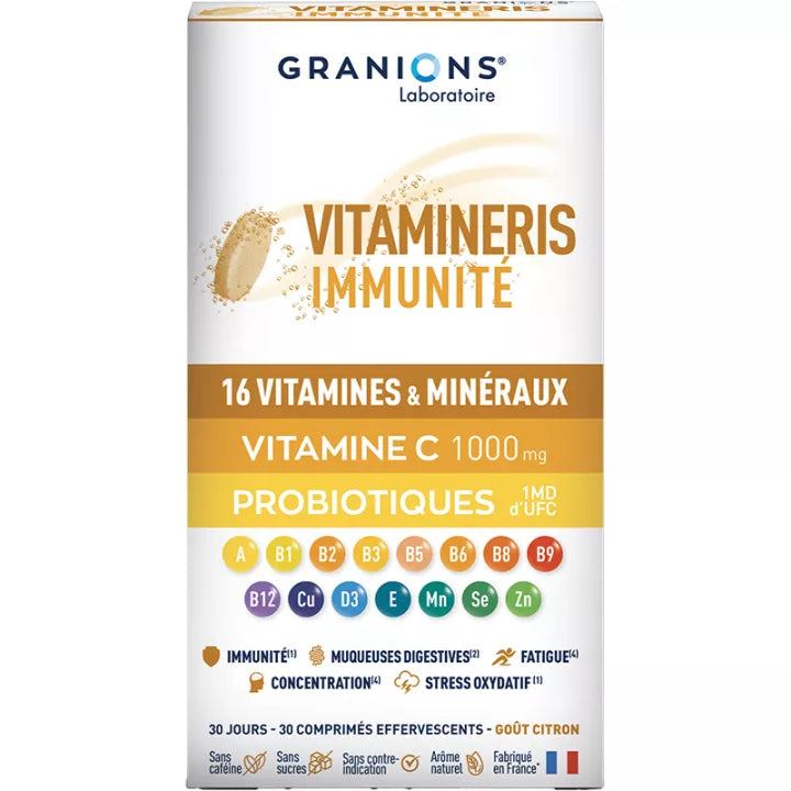 Granions Vitamineris Immunité 1000 mg Comprimés x28