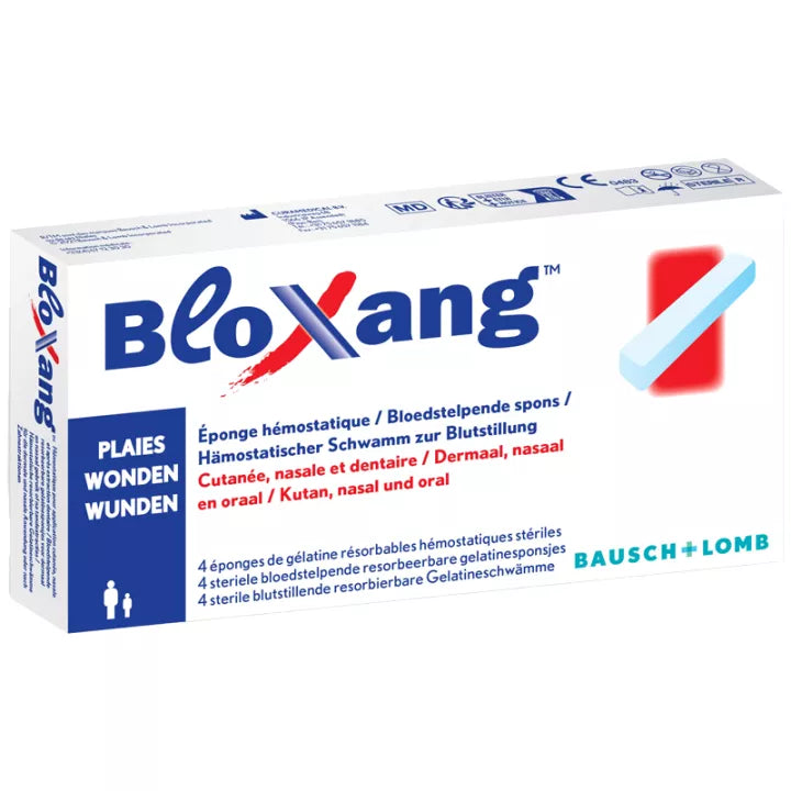 Bloxang Éponges Hémostatiques Bâtonnets x4