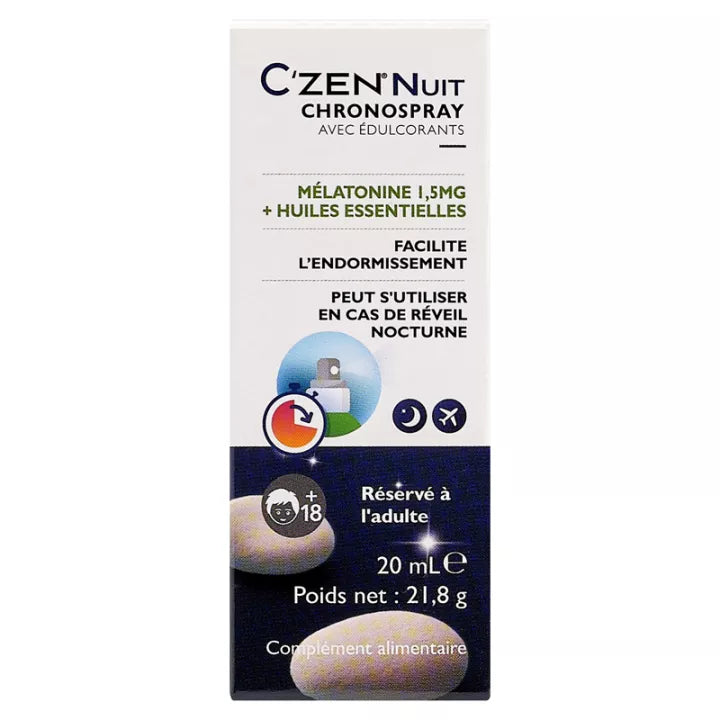 C'Zen Nuit Chronospray Mélatonine 20 ml