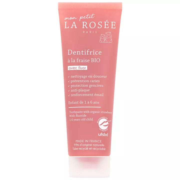 La Rosée Dentifrice Fraise Bio 50 ml