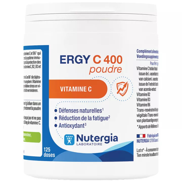 Nutergia Ergy C 400 Poudre Pot 125 g