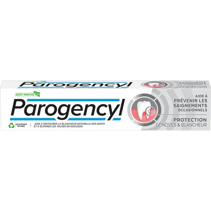 Parogencyl Prévention Gencives Blancheur Bitube 2 x 75 ml