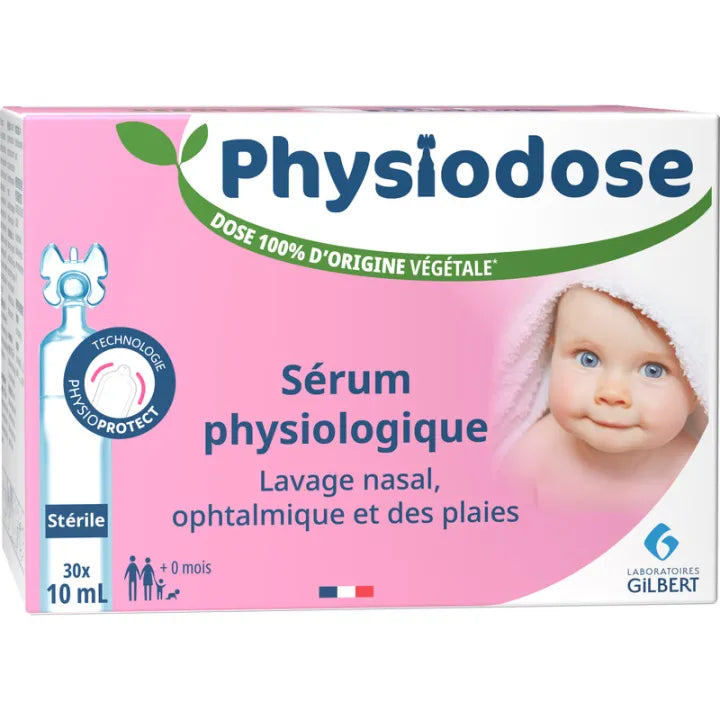 Physiodose Sérum Physiologique Végétal 30 x 10 ml