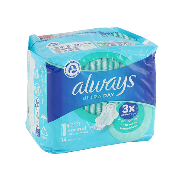 Always Serviettes Ultra Normal Plus x12