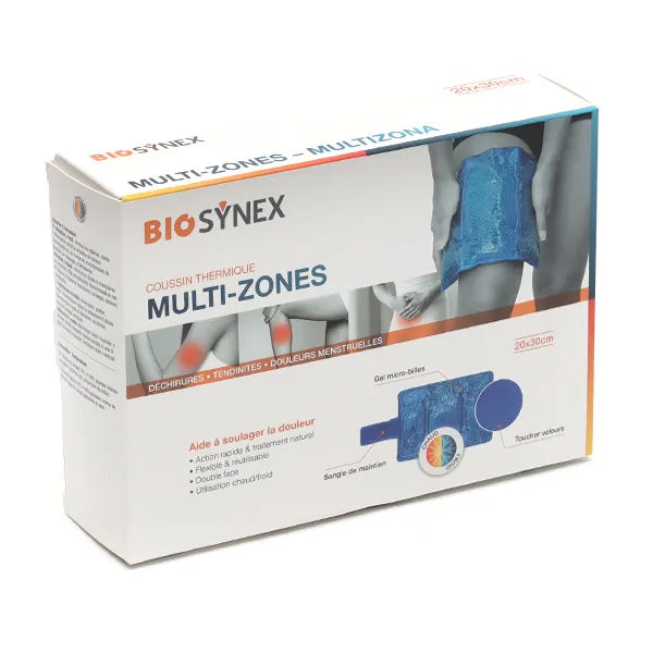 Biosynex Coussin Thermique Gel Micro-Billes Multi-Zones – 20 x 30 cm