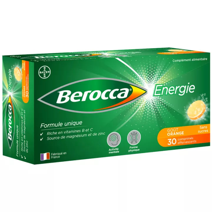 Berocca Énergie Orange 60 comprimés effervescents