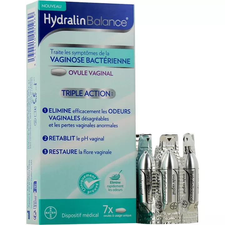 Hydralin Balance Ovules Vaginose Bactérienne x7