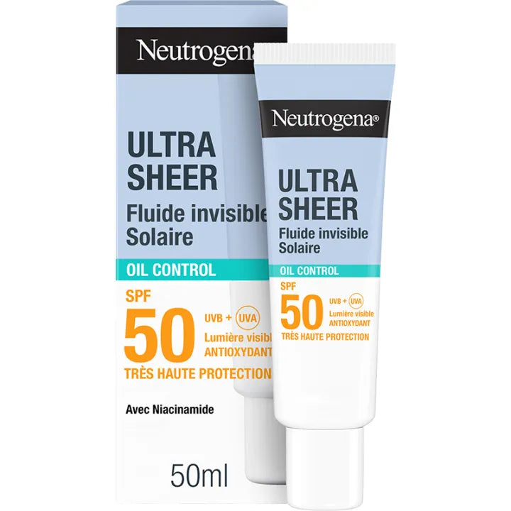 Neutrogena Fluide Invisible Oil Control SPF50+ 50 ml