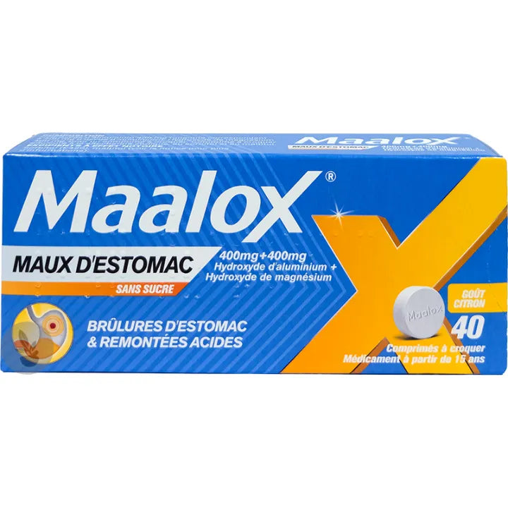 MAALOX MAUX D'ESTOMAC CPR S/S 40