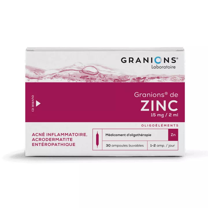Granions Zinc Ampoules Buvables 2 ml x30