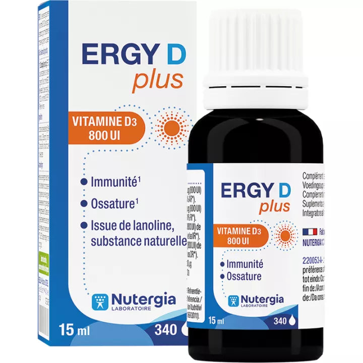 Nutergia Ergy-D Plus Compte-Gouttes 15 ml