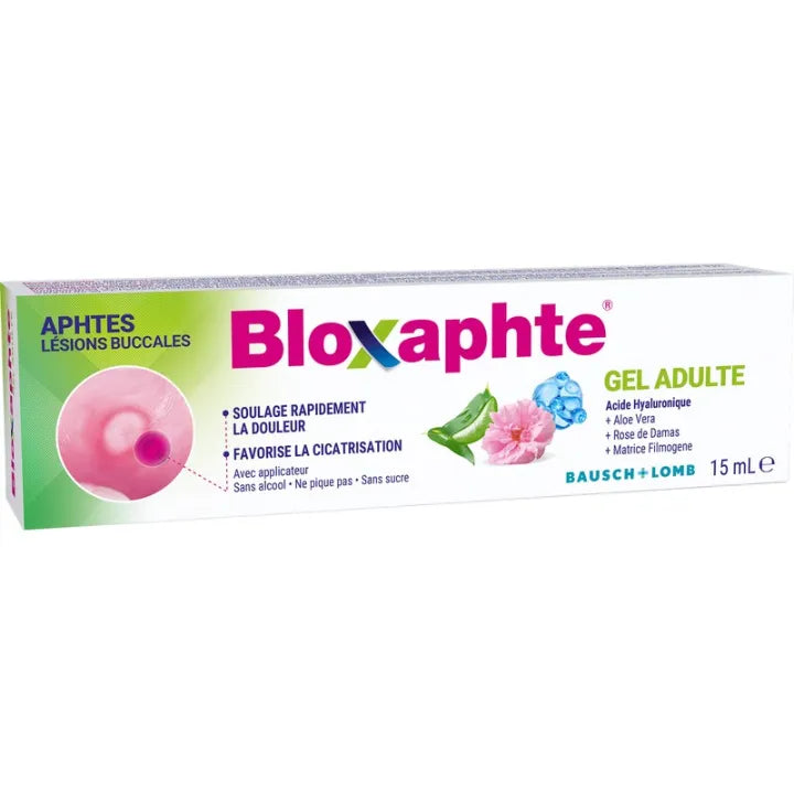 Bloxaphte Adulte Gel Aphtes 15 ml