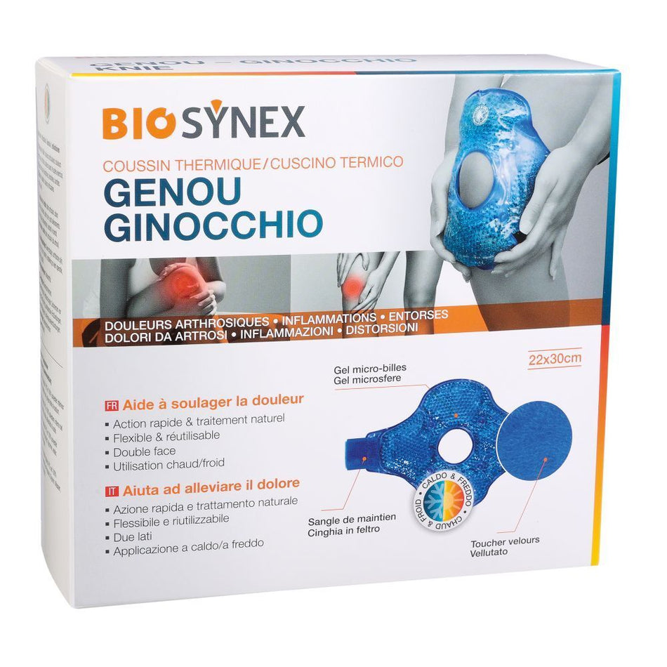 Biosynex Coussin Thermique Gel Micro-Billes Genou