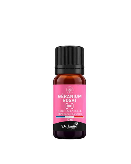 Dr Smith Huile Essentielle Géranium Rosat Bio 10 ml
