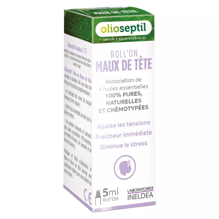 Oliosept Roll-On Maux de Tête 5 ml