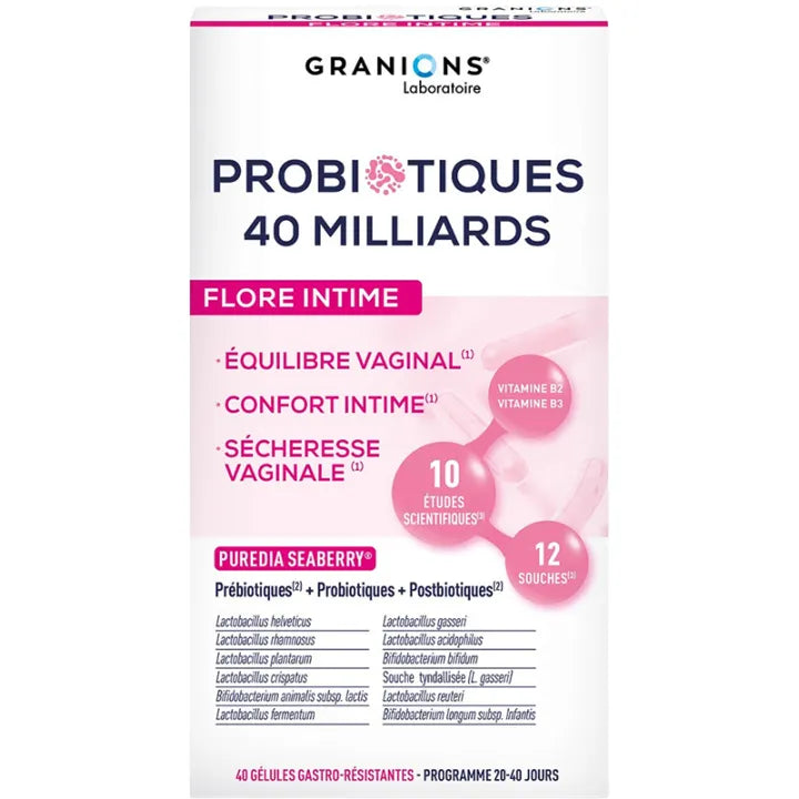 Granions Probiotiques Flore Intime Gélules x40