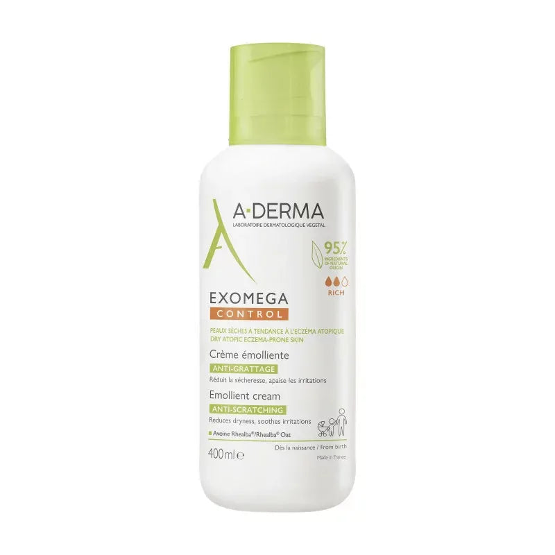 A-Derma Exomega Control Crème Émolliente Flacon 400 ml