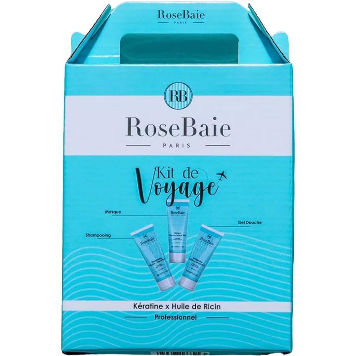 RoseBaie Kit de Voyage Ricin – 3 x 100 ml