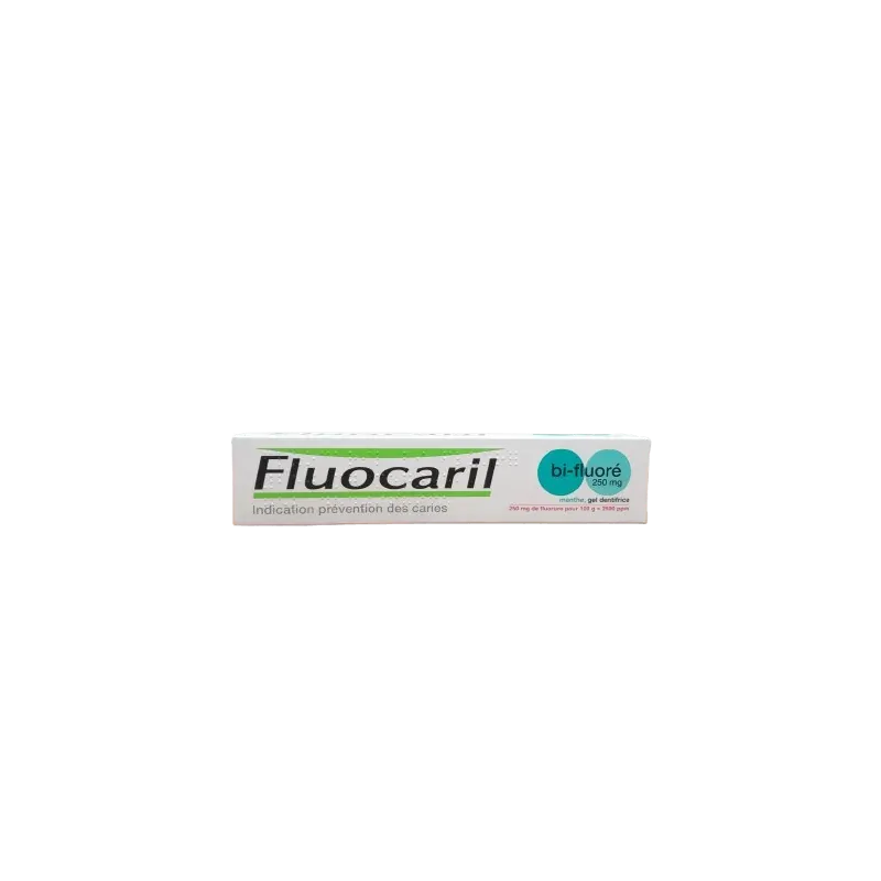 Fluocaril Gel Dentifrice Menthe Douce 2 x 75 ml