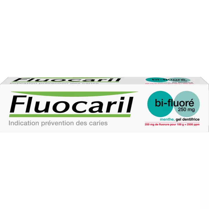 Fluocaril Bi-Fluoré 250 Gel Dentifrice Menthe 125 ml