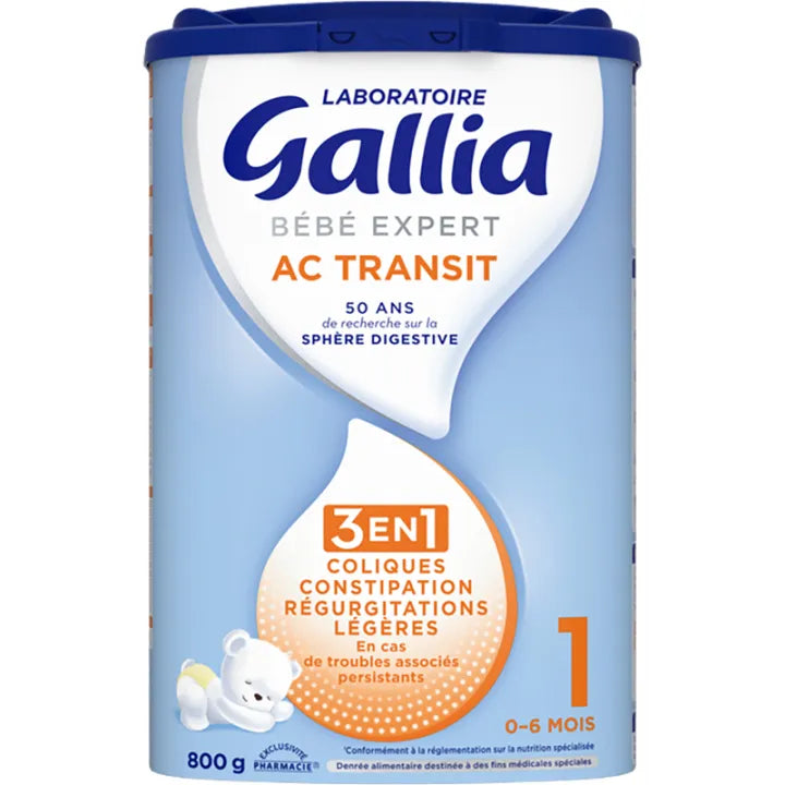Gallia Bébé Expert AC Transit 1er Âge 800 g