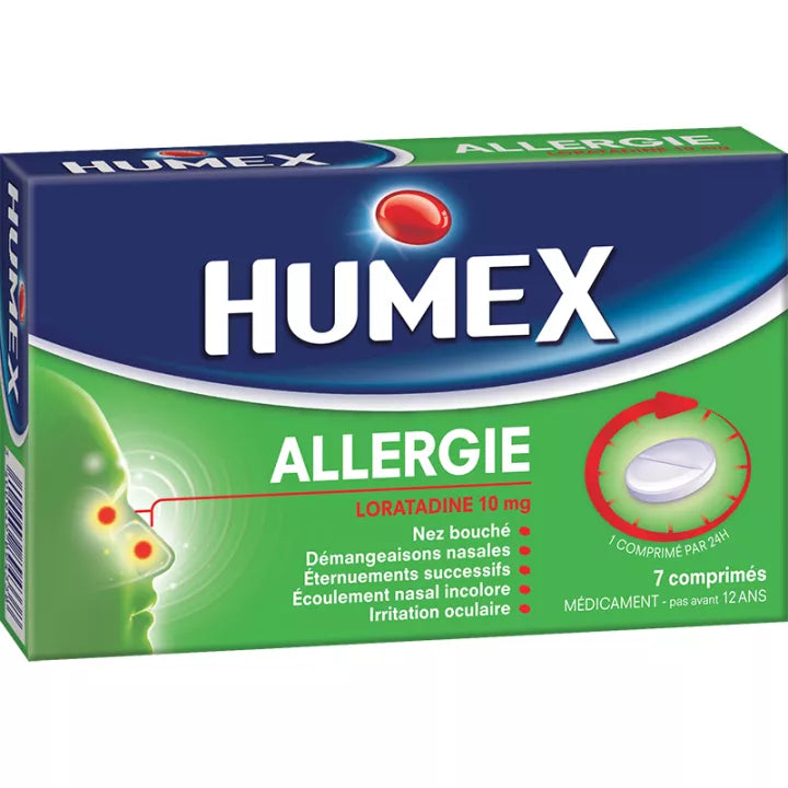 Humex Allergie Loratadine 10 mg Comprimés x7