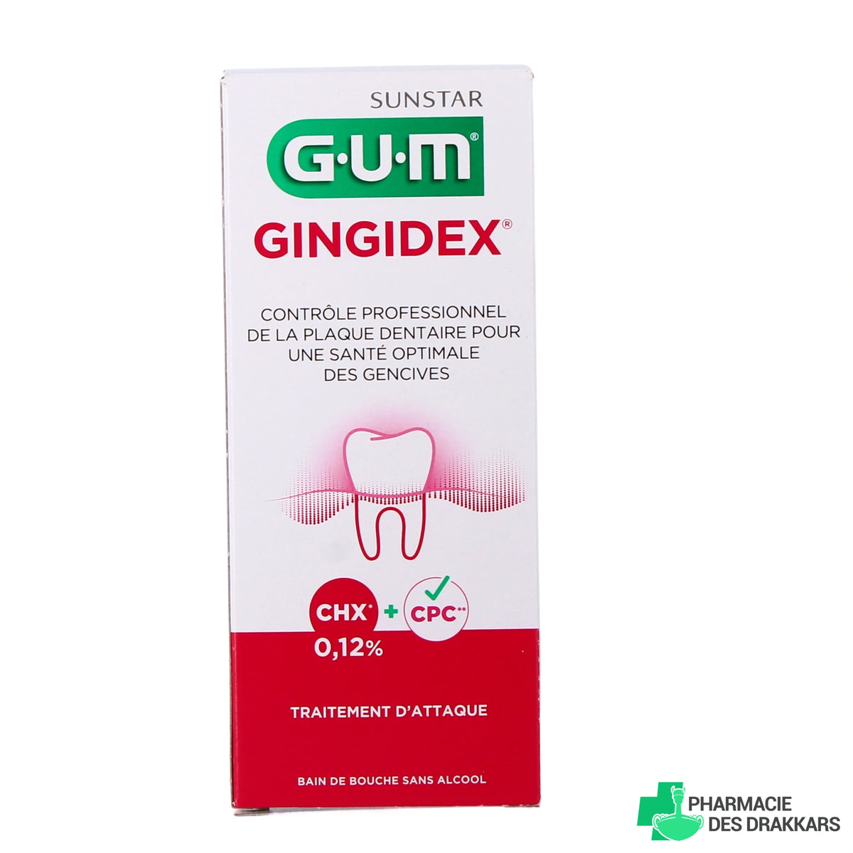 GUM Gingidex Bain de Bouche 0,12 % – 300 ml
