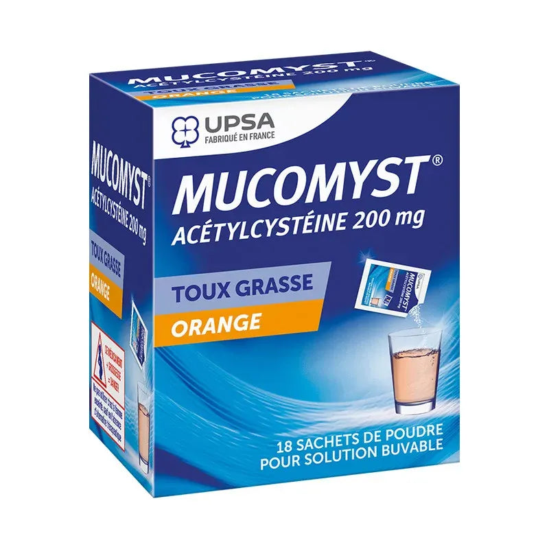 MUCOMYST 200MG SACHET 18
