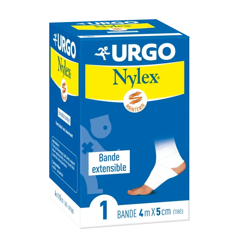 Bande Extensible Nylex Blanche 5 cm x 4 m