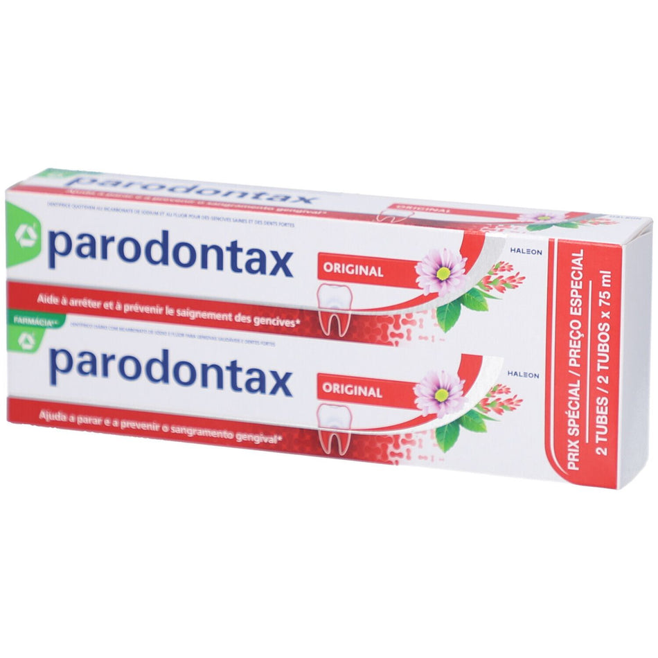 Parodontax Pâte Dentifrice Bitube 2 x 75 ml