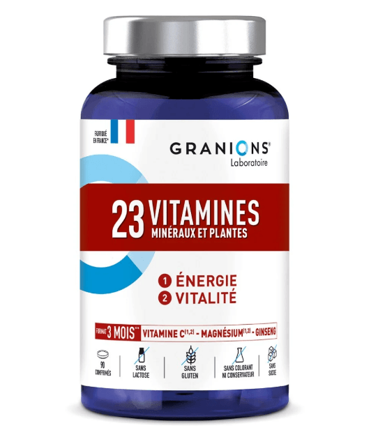 Granions 23 Vitamines Énergie Comprimés x90