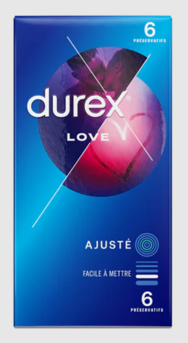 Durex Love Préservatifs x6
