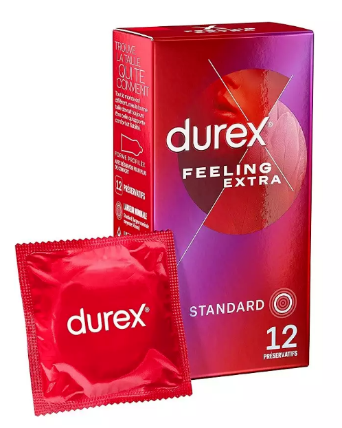 Durex Sensation Feeling Extra Préservatifs x12